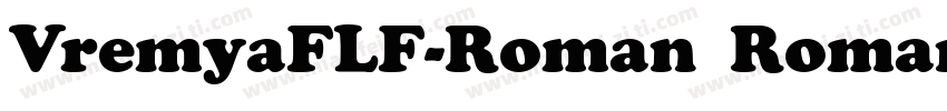VremyaFLF-Roman Roman字体转换